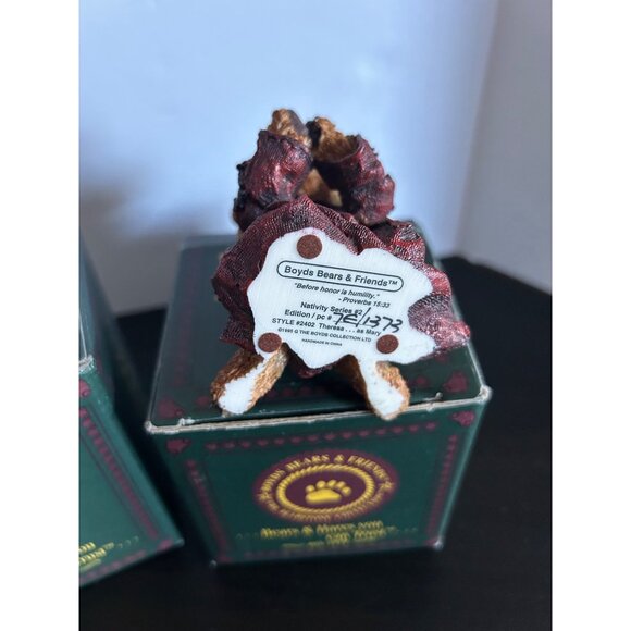 Boyds Bears & Friends Figurines Set X 2: Abigail & Head Bean Houncil Collectible - Picture 11 of 16